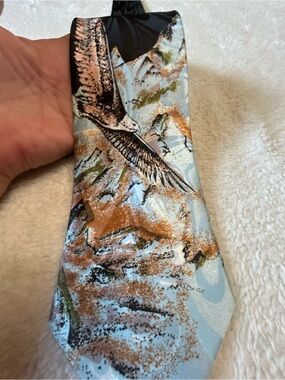🎁3 for $30 - Soaring Eagle in Mountains Necktie